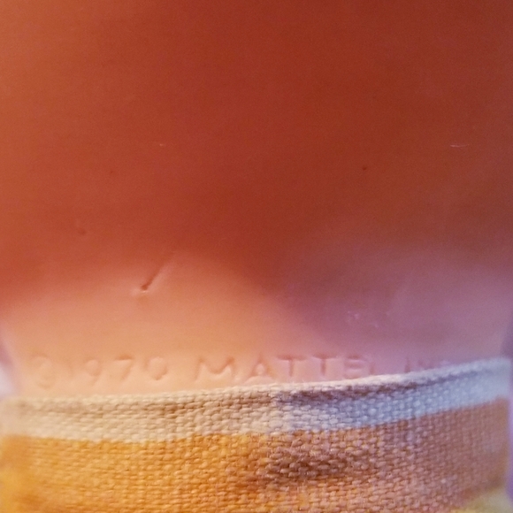 1970 Baby Beans Doll Boy Blue Overalls and Hat Mattel Vintage TLC - Picture 12 of 14